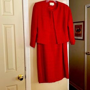 This is a red dress bought for Christmas  size 14 W worn one time it’s sparkle